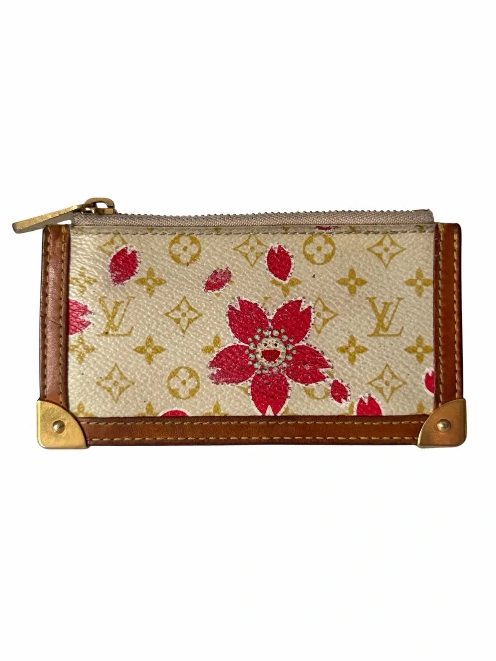 Louis Vuitton Murakami Cherry Blossom Coin Pouch / Key Pouch – Collector Piece